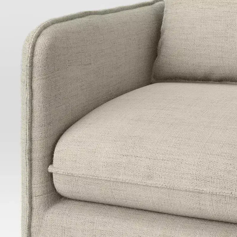 Fauteuil décontracté avec coutures anglaises