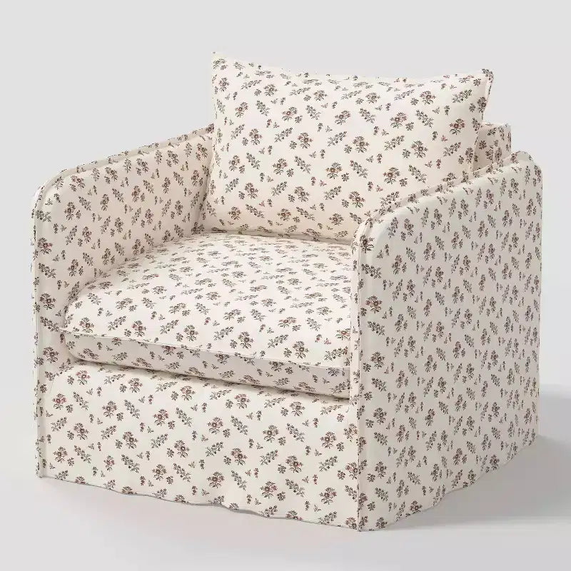 Fauteuil décontracté avec coutures anglaises