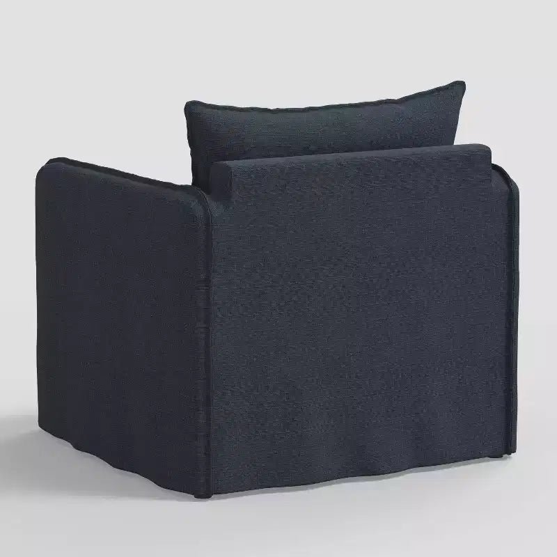 Fauteuil décontracté avec coutures anglaises