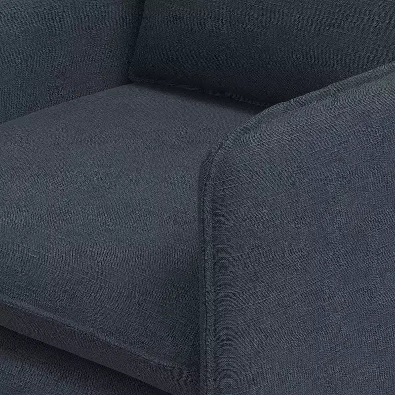 Fauteuil décontracté avec coutures anglaises