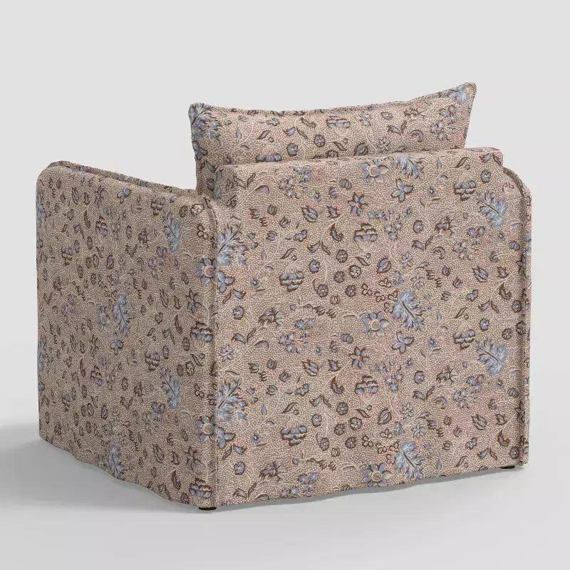 Fauteuil décontracté avec coutures anglaises