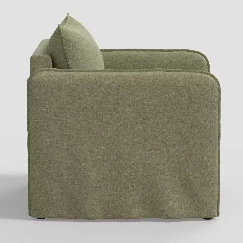 Fauteuil décontracté avec coutures anglaises