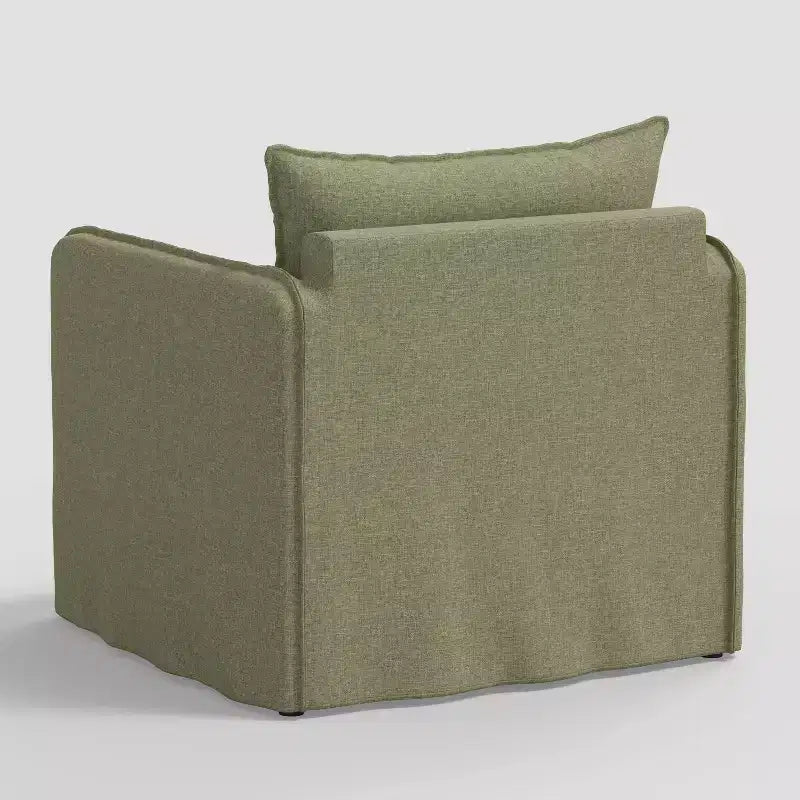 Fauteuil décontracté avec coutures anglaises