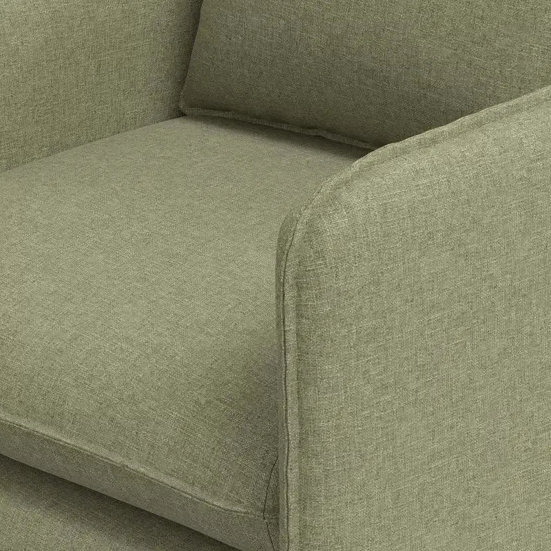 Fauteuil décontracté avec coutures anglaises