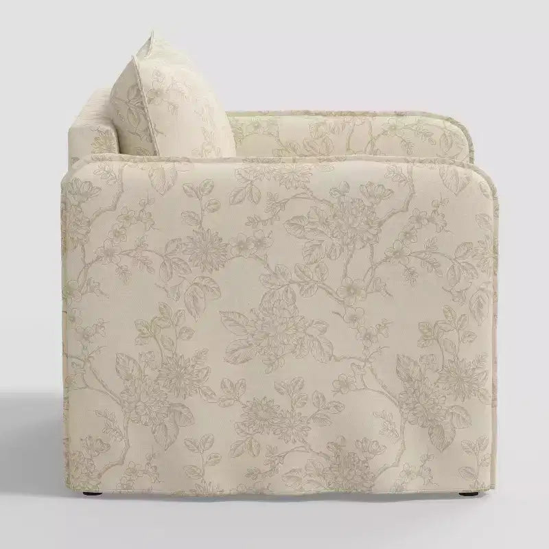 Fauteuil décontracté avec coutures anglaises