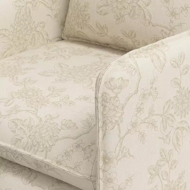 Fauteuil décontracté avec coutures anglaises