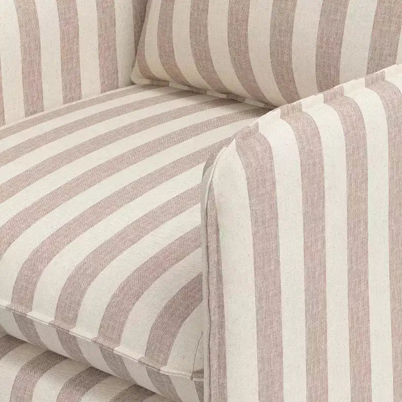 Fauteuil décontracté avec coutures anglaises