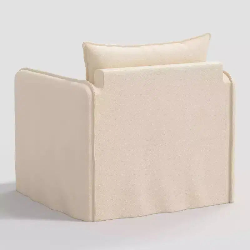 Fauteuil décontracté avec coutures anglaises