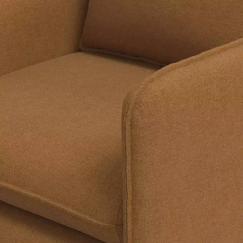 Fauteuil décontracté avec coutures anglaises