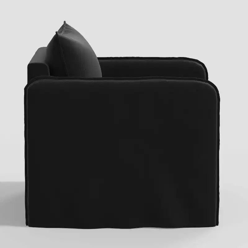 Fauteuil décontracté avec coutures anglaises