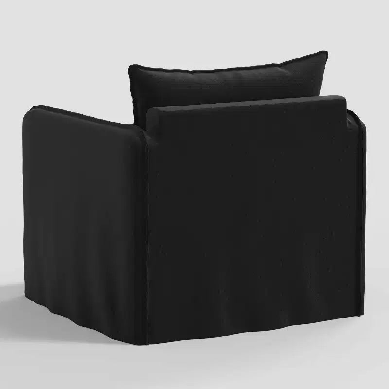 Fauteuil décontracté avec coutures anglaises