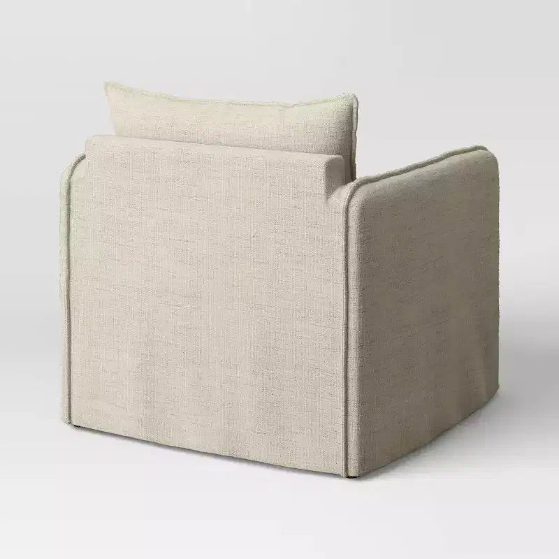 Fauteuil décontracté avec coutures anglaises