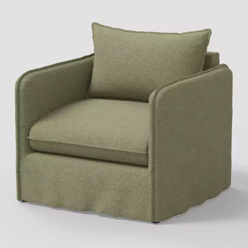 Fauteuil décontracté avec coutures anglaises