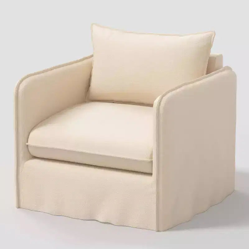 Fauteuil décontracté avec coutures anglaises