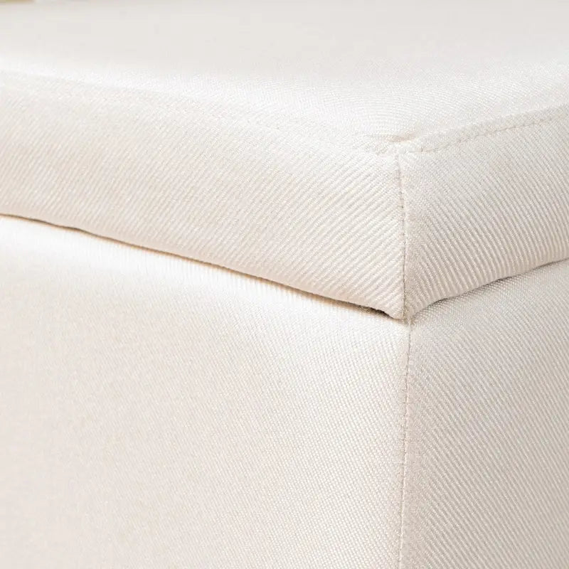 Pouffe de rangement en tissu