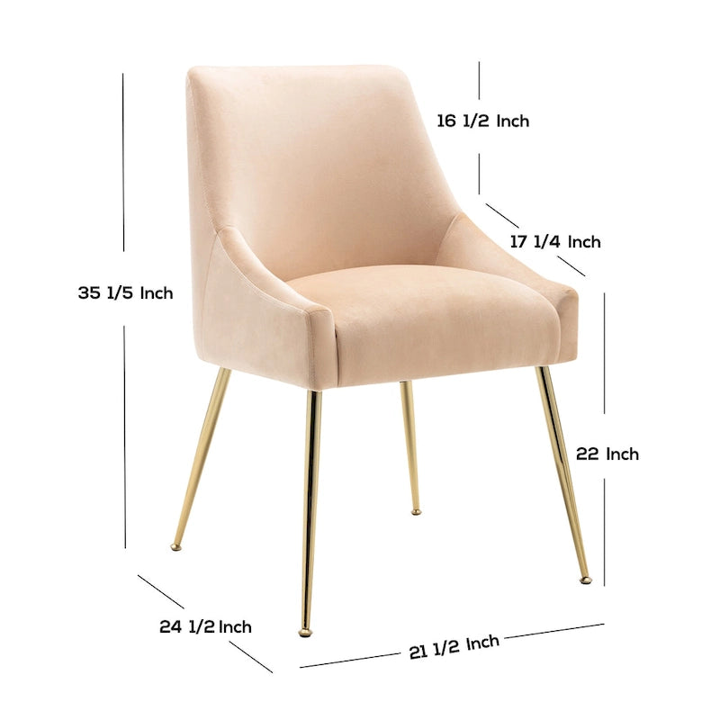 Fauteuil d'appoint contemporain en velours