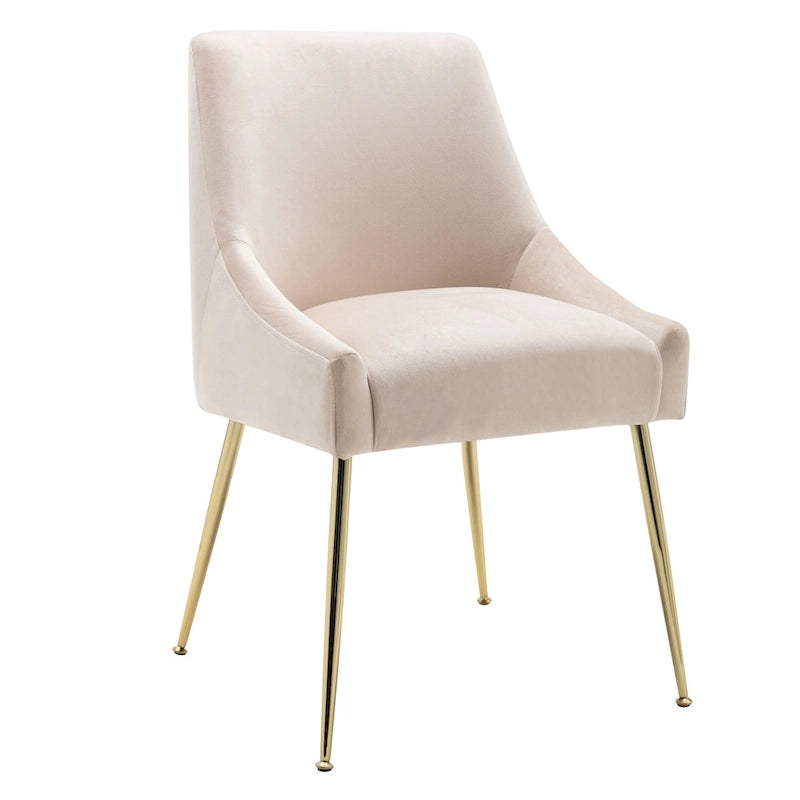 Fauteuil d'appoint contemporain en velours