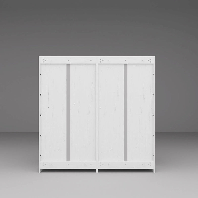 Buffet Armoire de Rangement Étagère Bibliothèque Meuble de Présentation Élégant