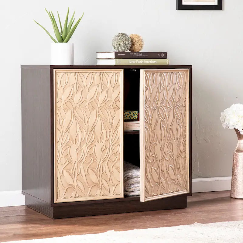 Meuble bas de transition en bois brun