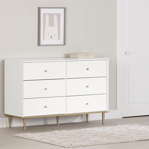 Commode double à 6 tiroirs