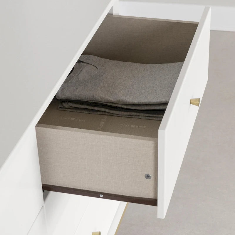 Commode double à 6 tiroirs