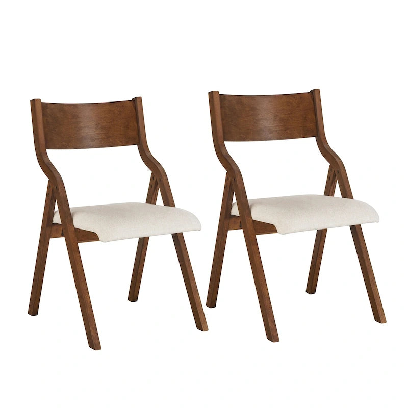 Chaise de salle à manger pliante rembourrée