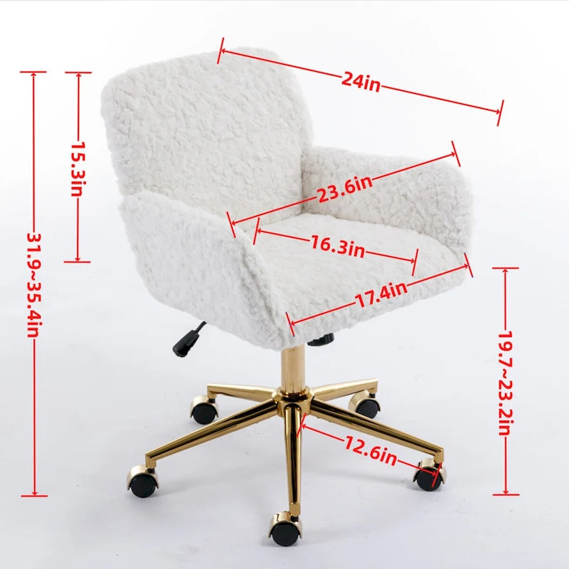 Chaises de bureau pivotantes réglables, Chaises de coiffeuse